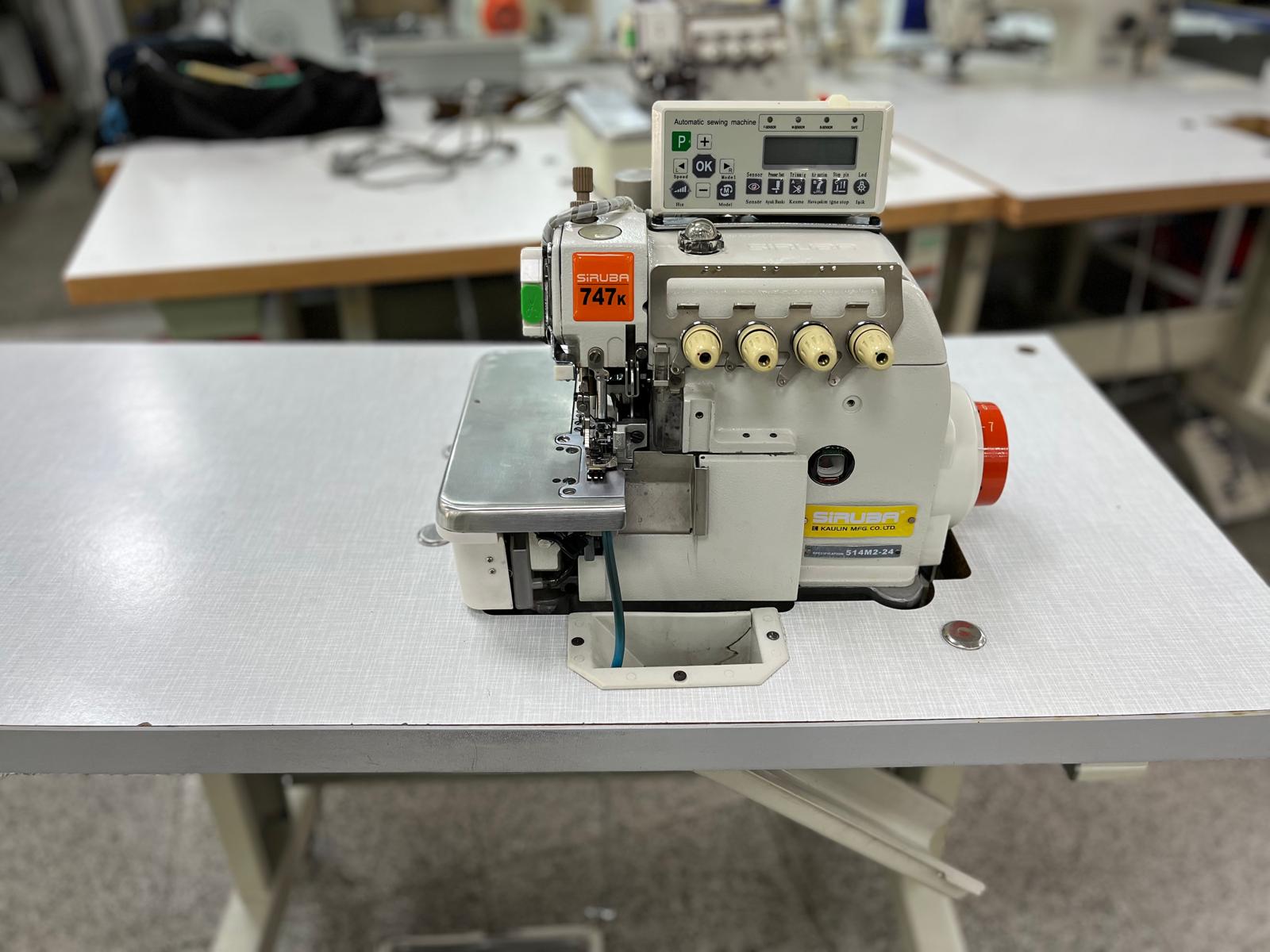 Siruba K Serisi Kıstırmalı Overlok Makinesi